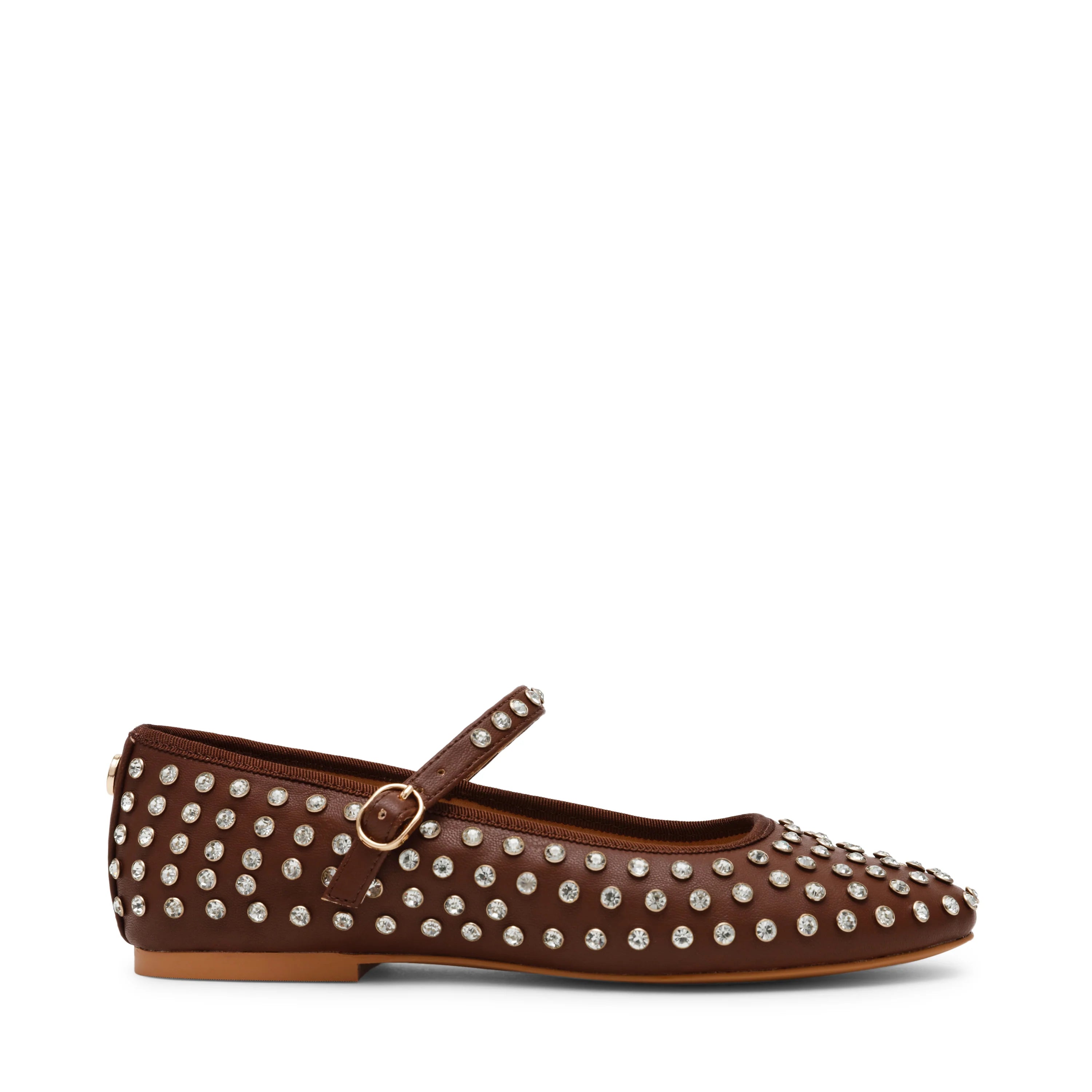 Vinetta-R platte schoen DK SEPIA BRN