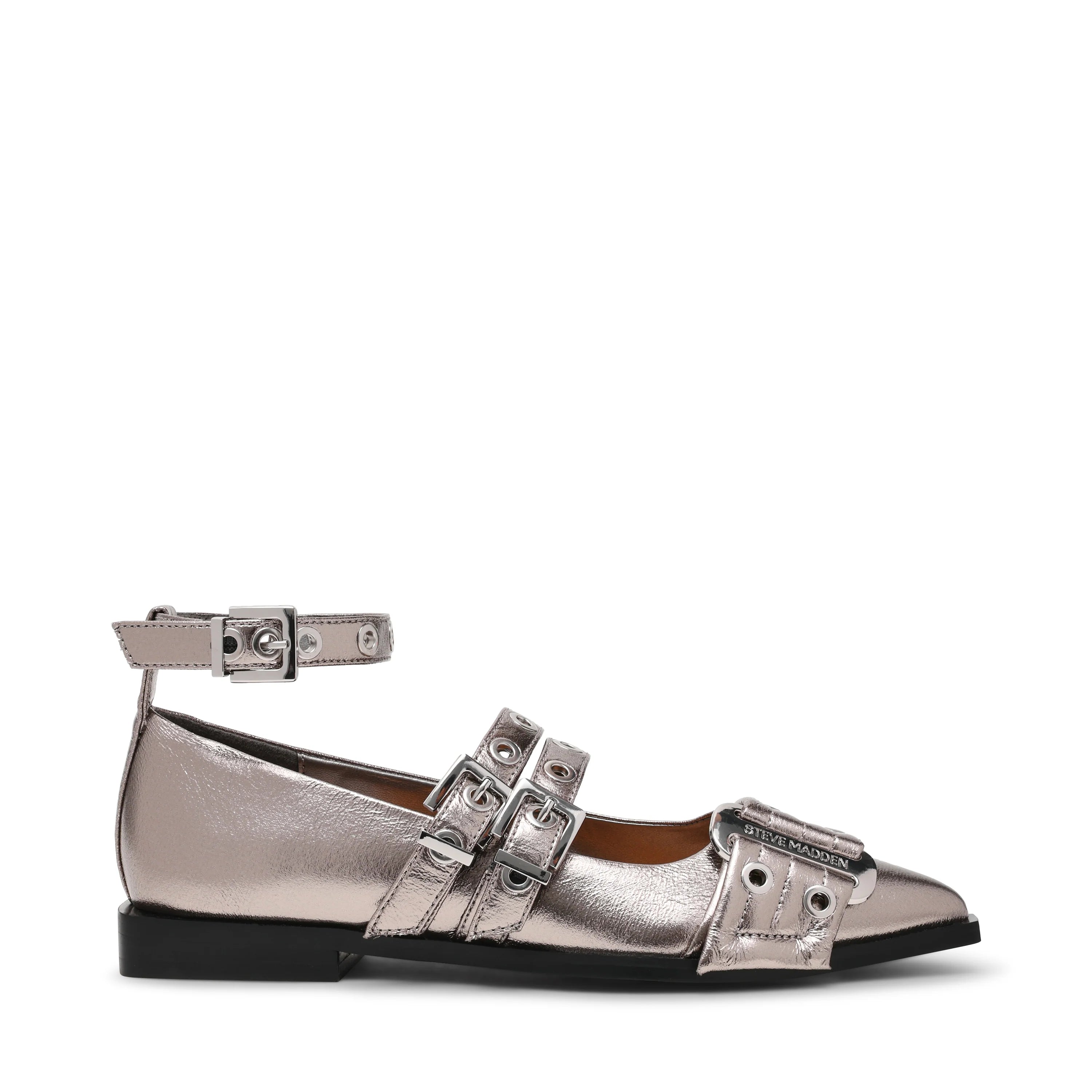 Grander Flacher Schuh PEW CRINKLE