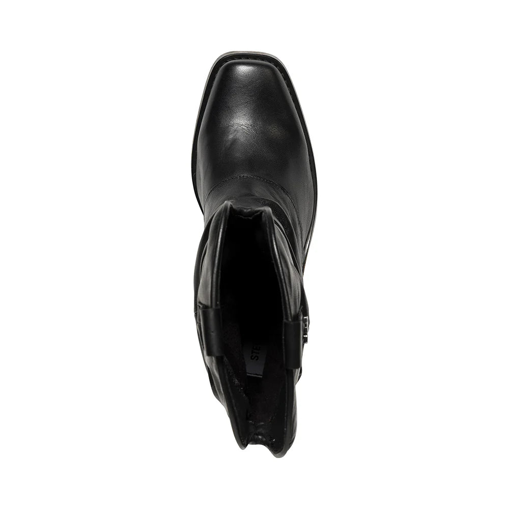 Qiana Bootie SCHWARZES LEDER