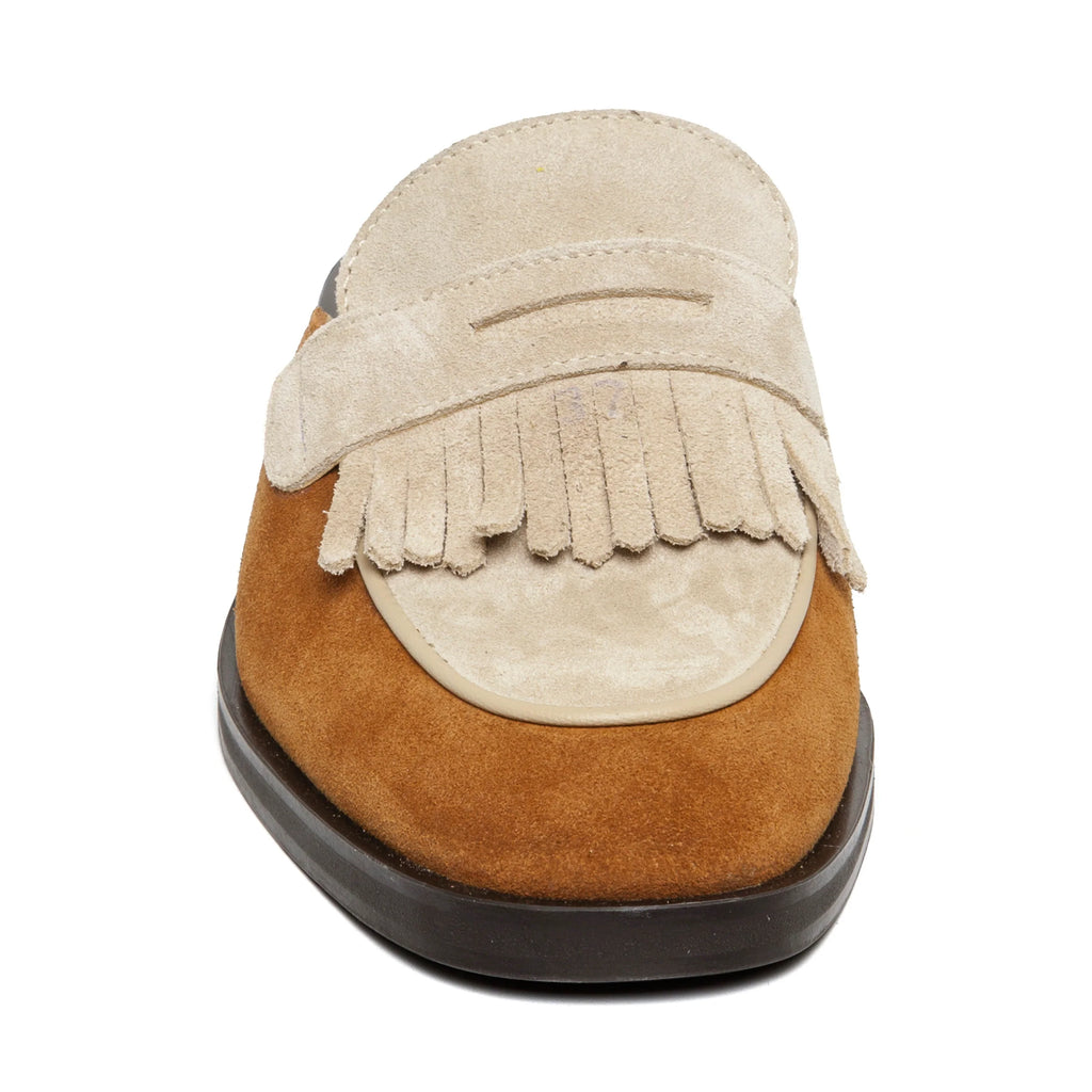 Nanette Flacher Schuh TAN MULTI