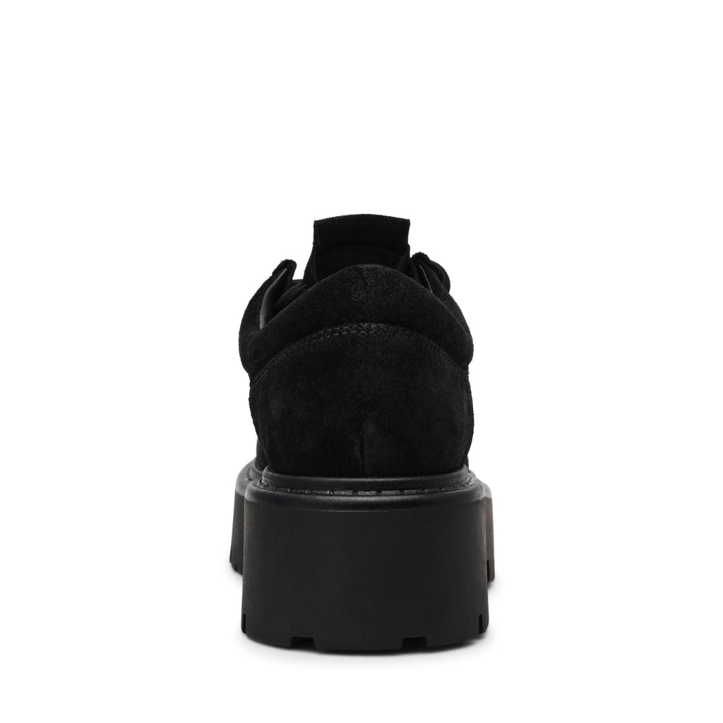 Offsetter Flat Shoe BLACK SUED