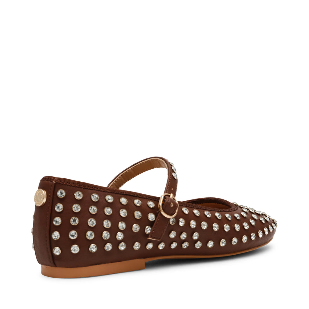Vinetta-R platte schoen DK SEPIA BRN