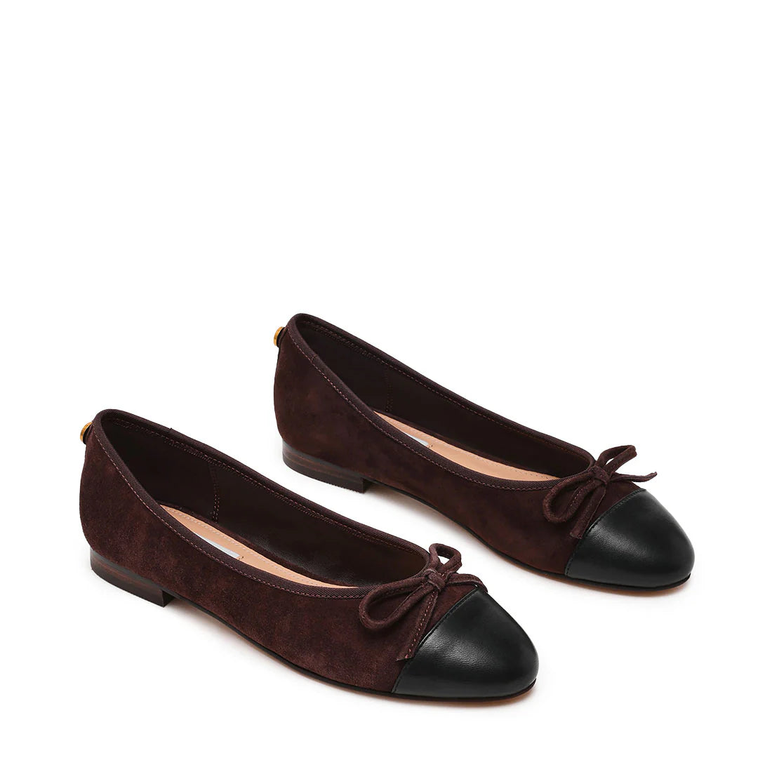 Ellison Flacher Schuh GEMAHLENER KAFFEE WILDLEDER