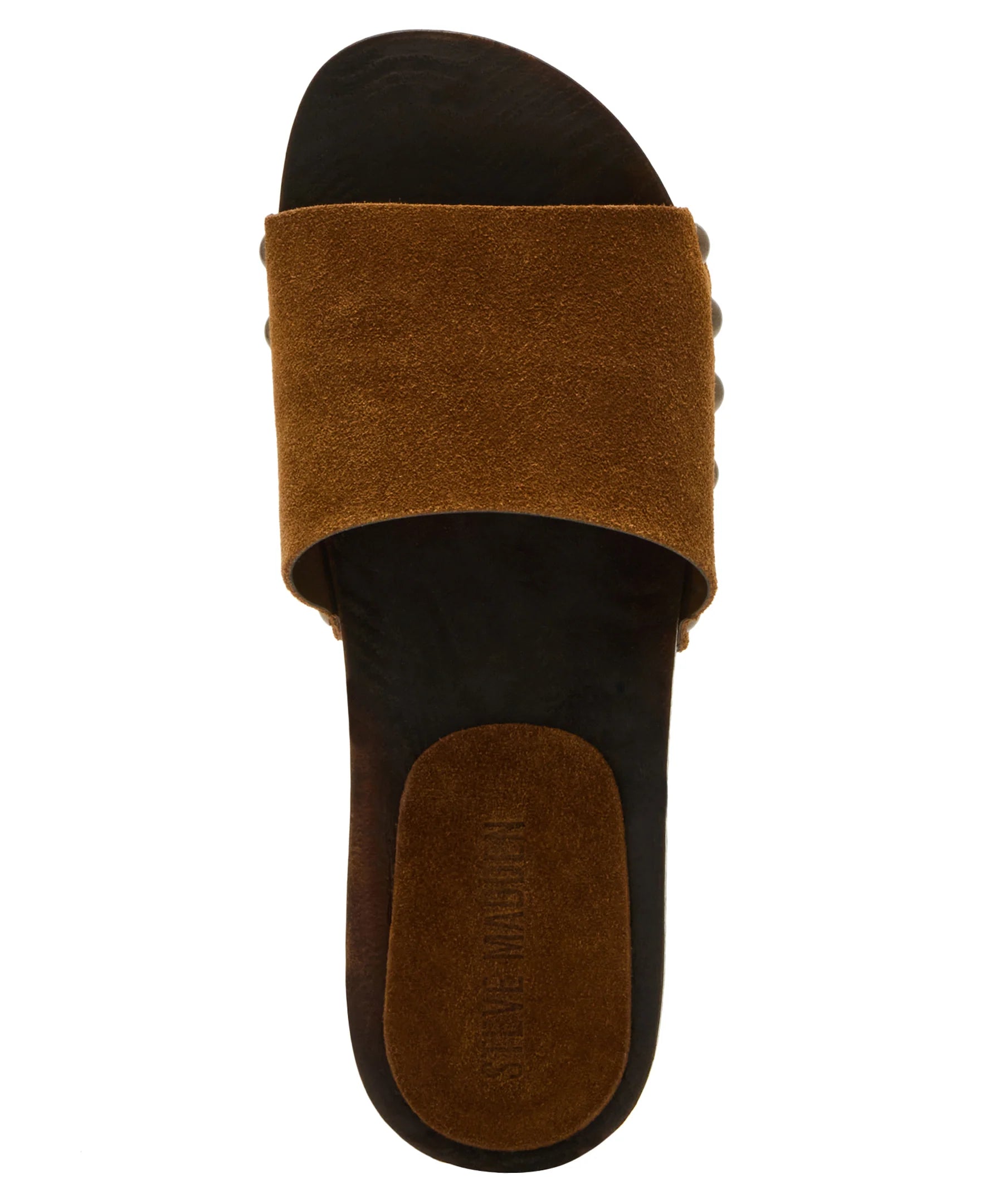 Cento Pantolette Kastanienbraunes Wildleder