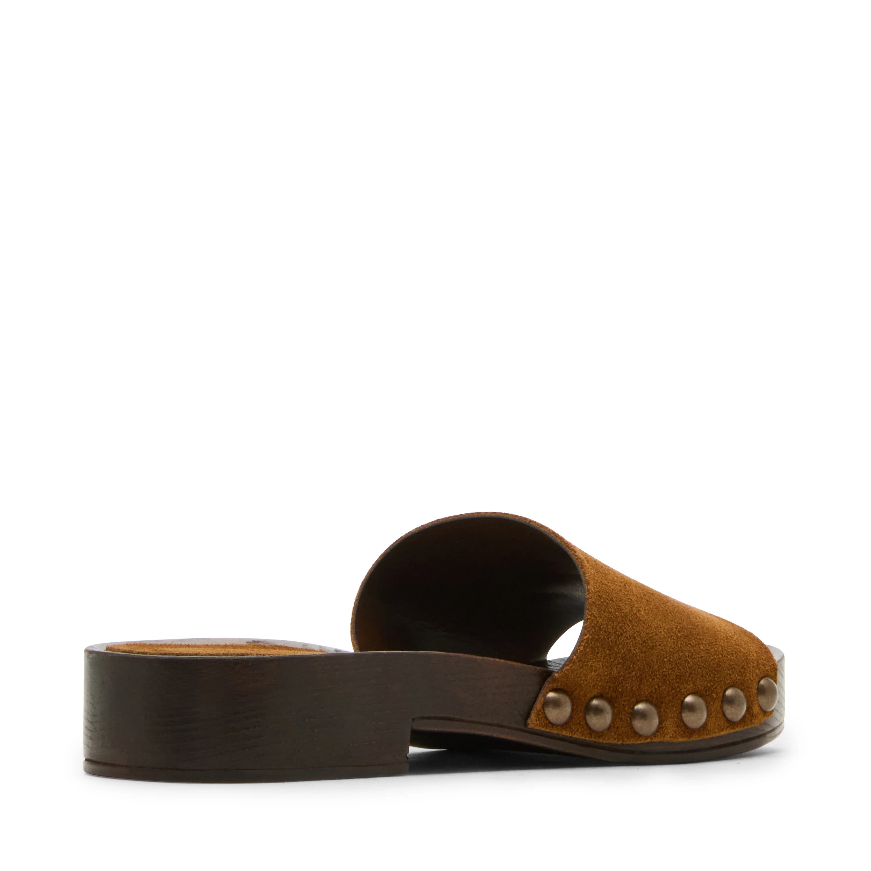 Cento Pantolette Kastanienbraunes Wildleder