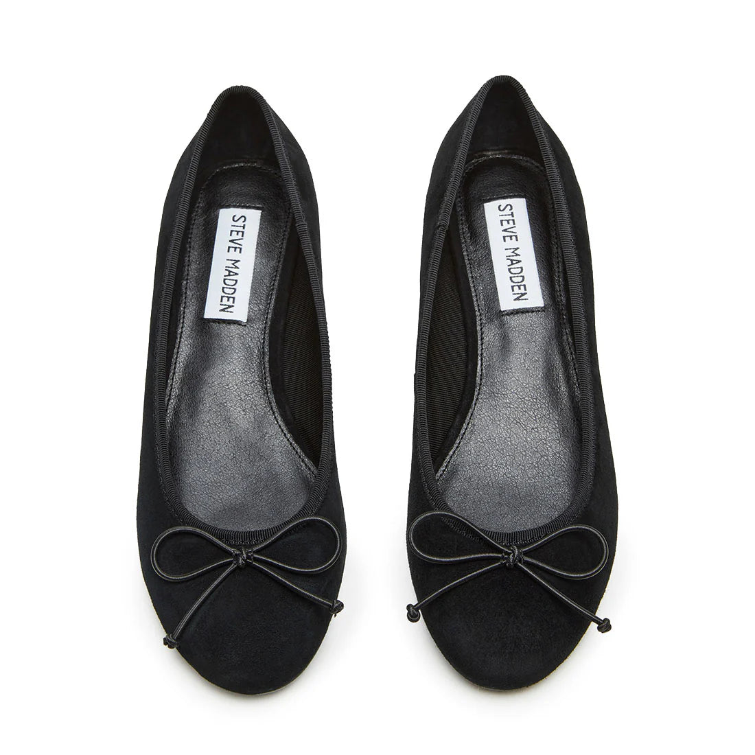 Cherisher Flacher Schuh SCHWARZES WILDLEDER