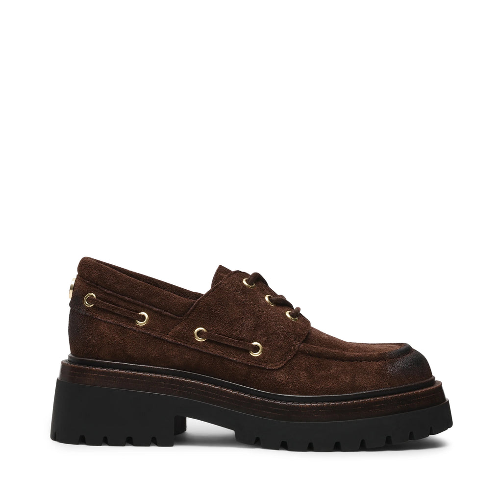 Detroit Flat Shoe Braunes Wildleder