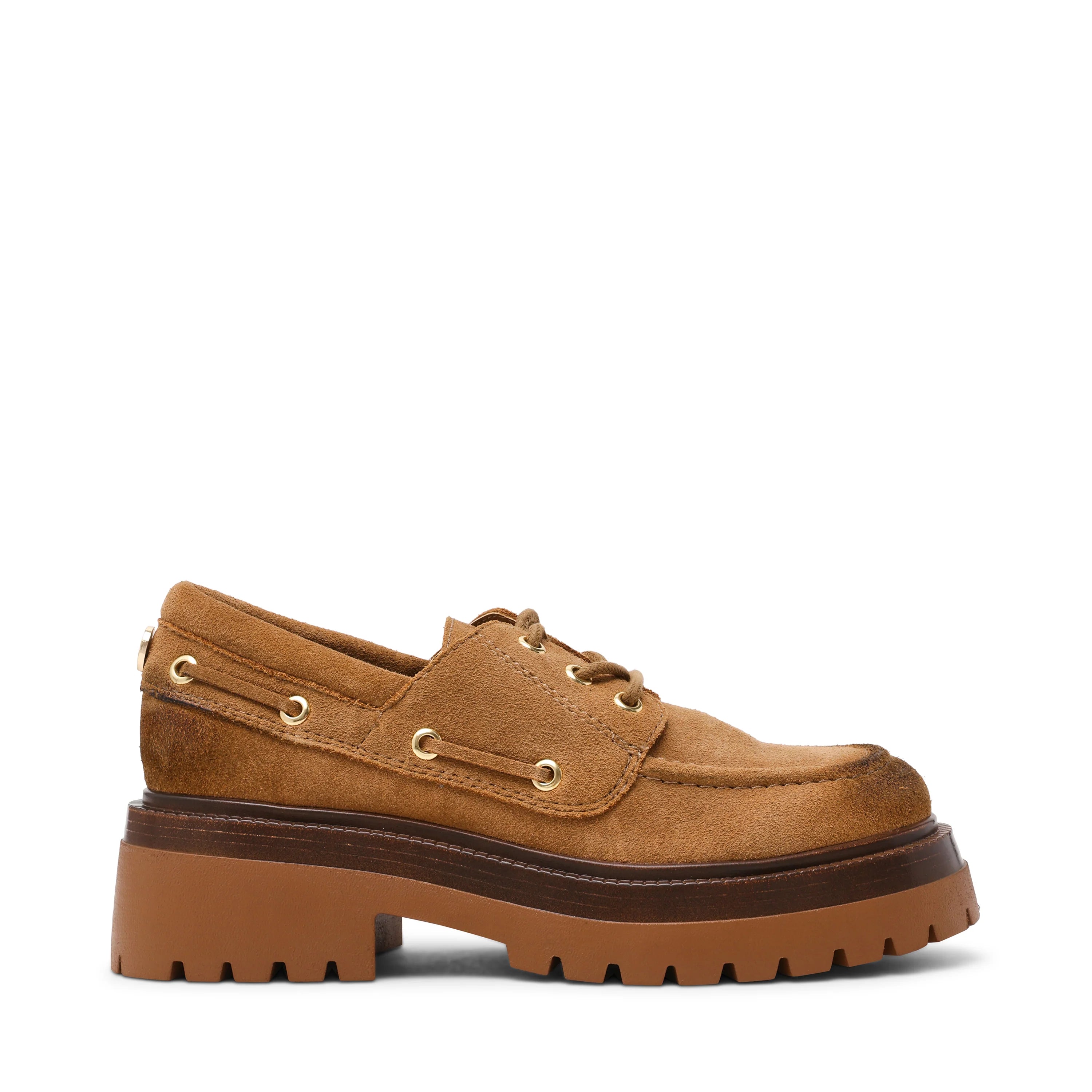 Detroit Flat Shoe TAUPE Wildleder
