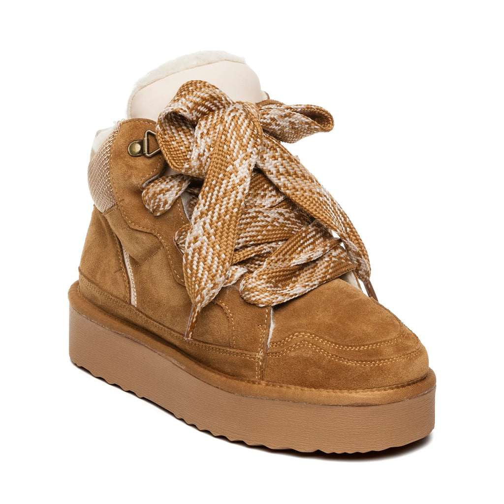 Paci Sneaker Kastanienbraunes Wildleder