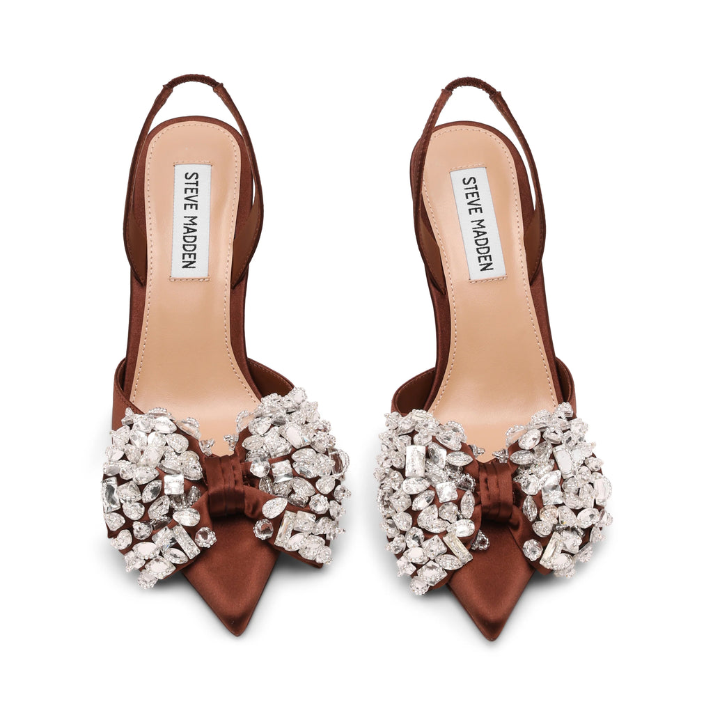 Lovie Pumps BRN SATIN