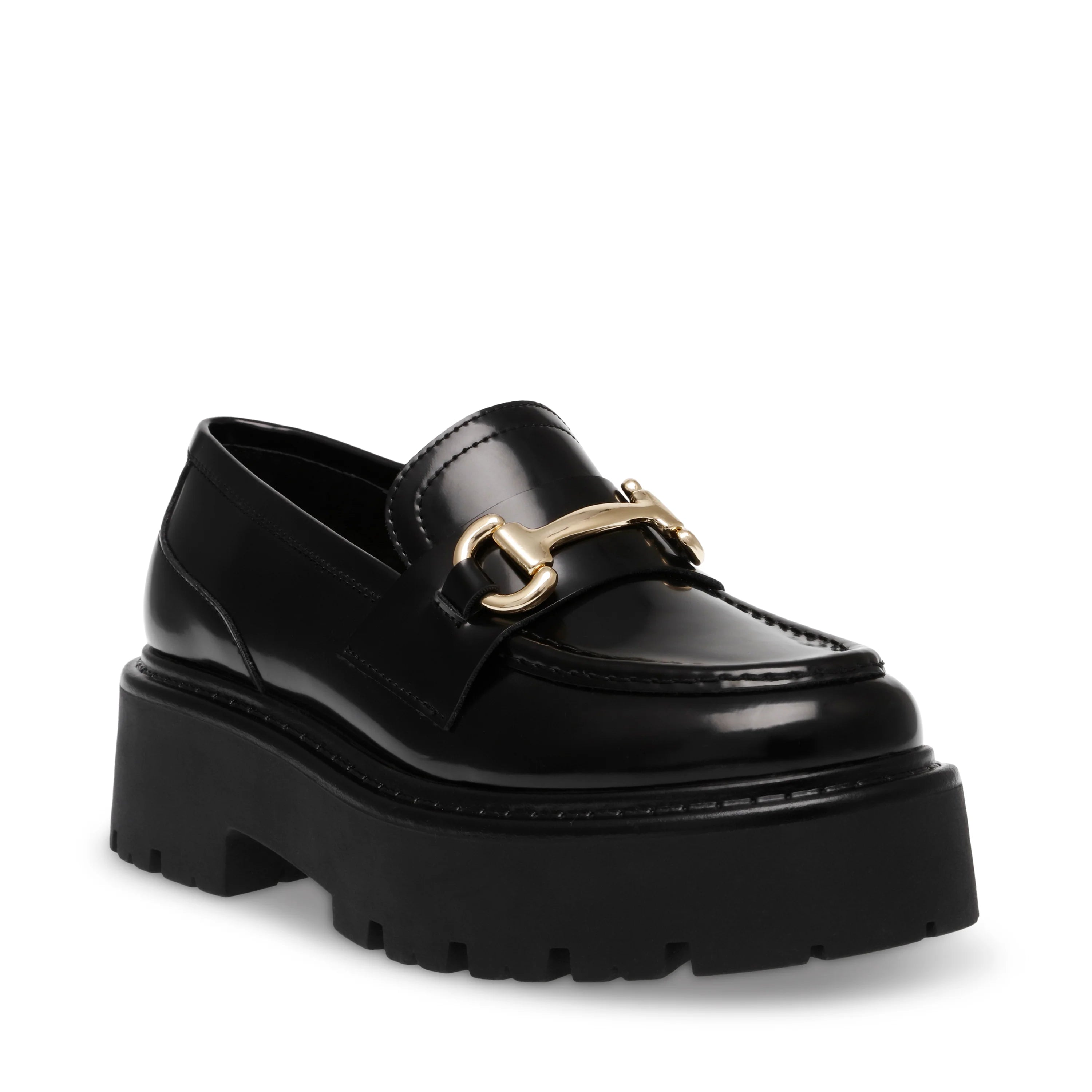 Occupy Flat Shoe Zwart Actie Leder