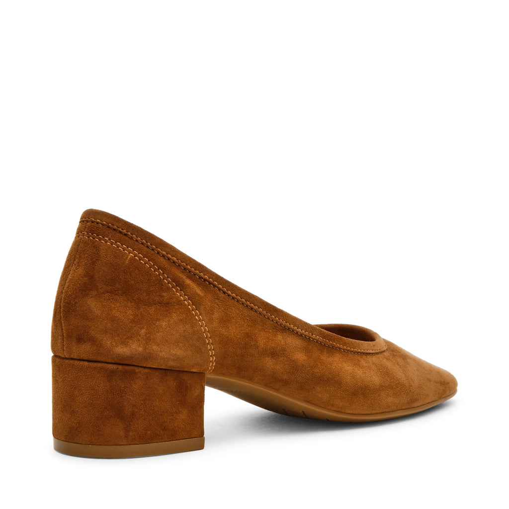 Mollie Flacher Schuh Kastanienbraunes Wildleder