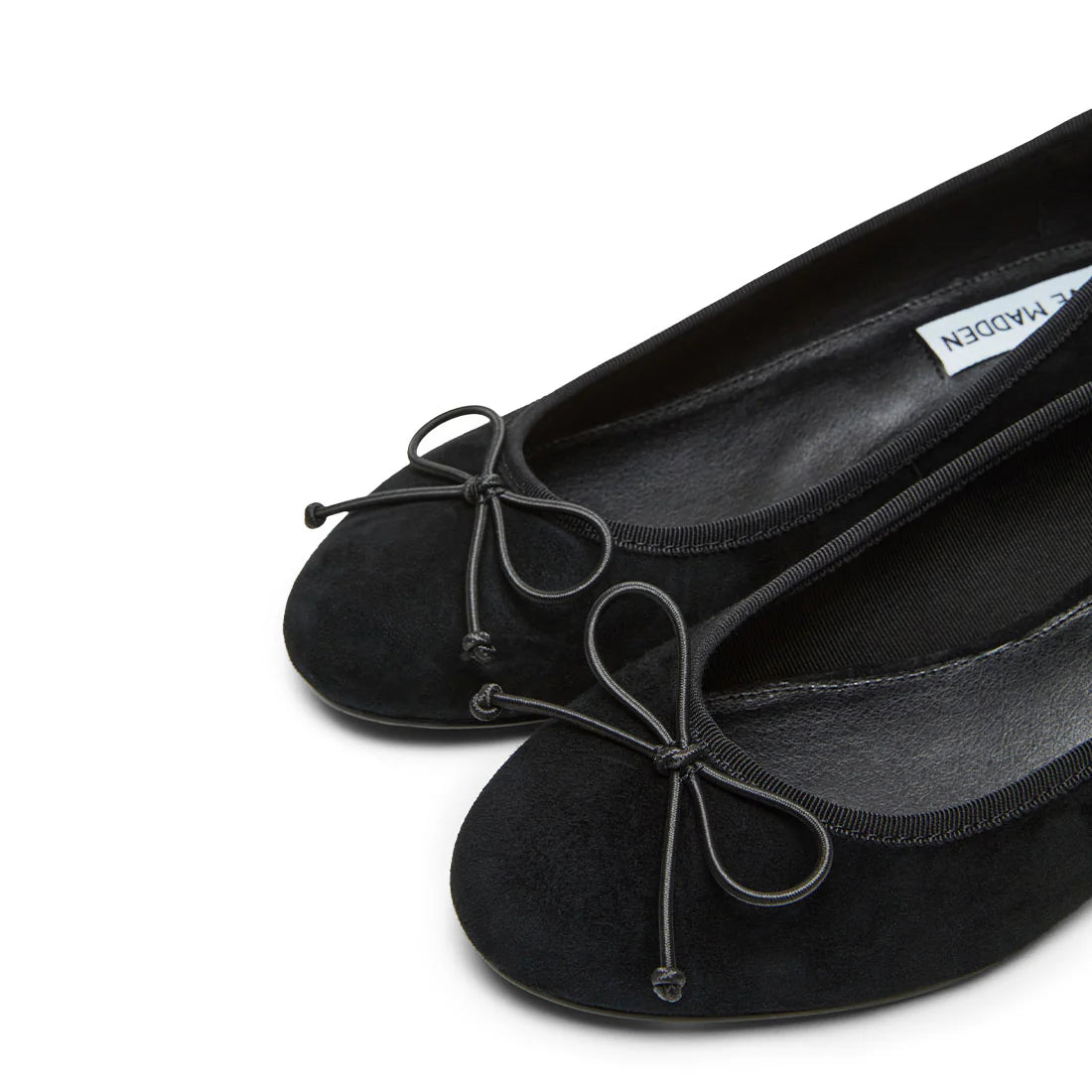 Cherisher Flacher Schuh SCHWARZES WILDLEDER