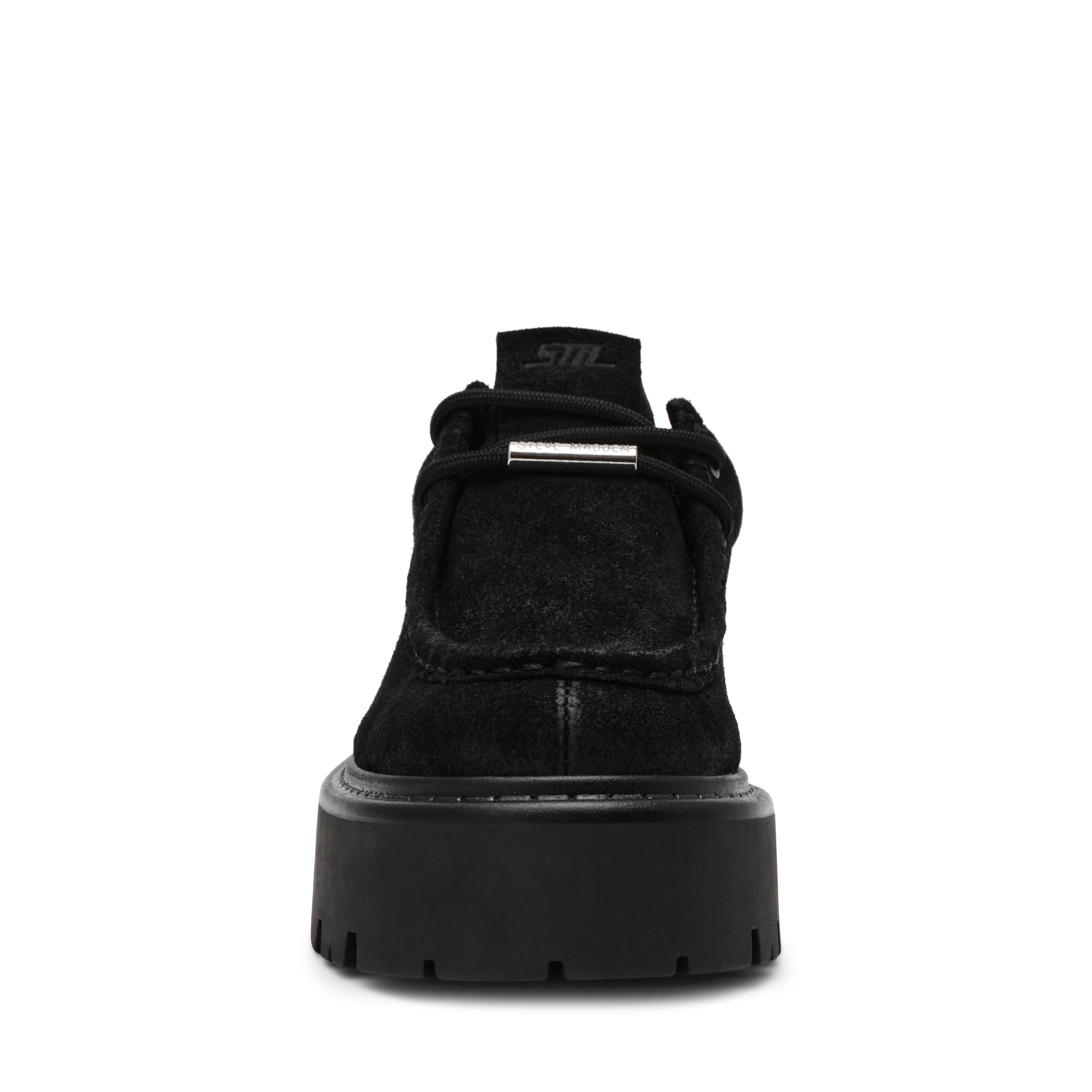 Offsetter Flat Shoe BLACK SUED