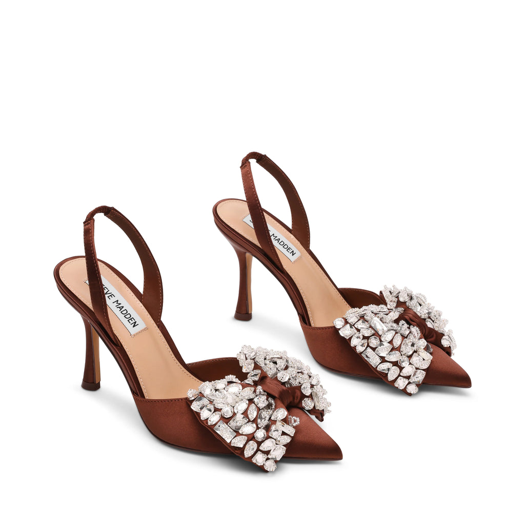 Lovie Pumps BRN SATIN