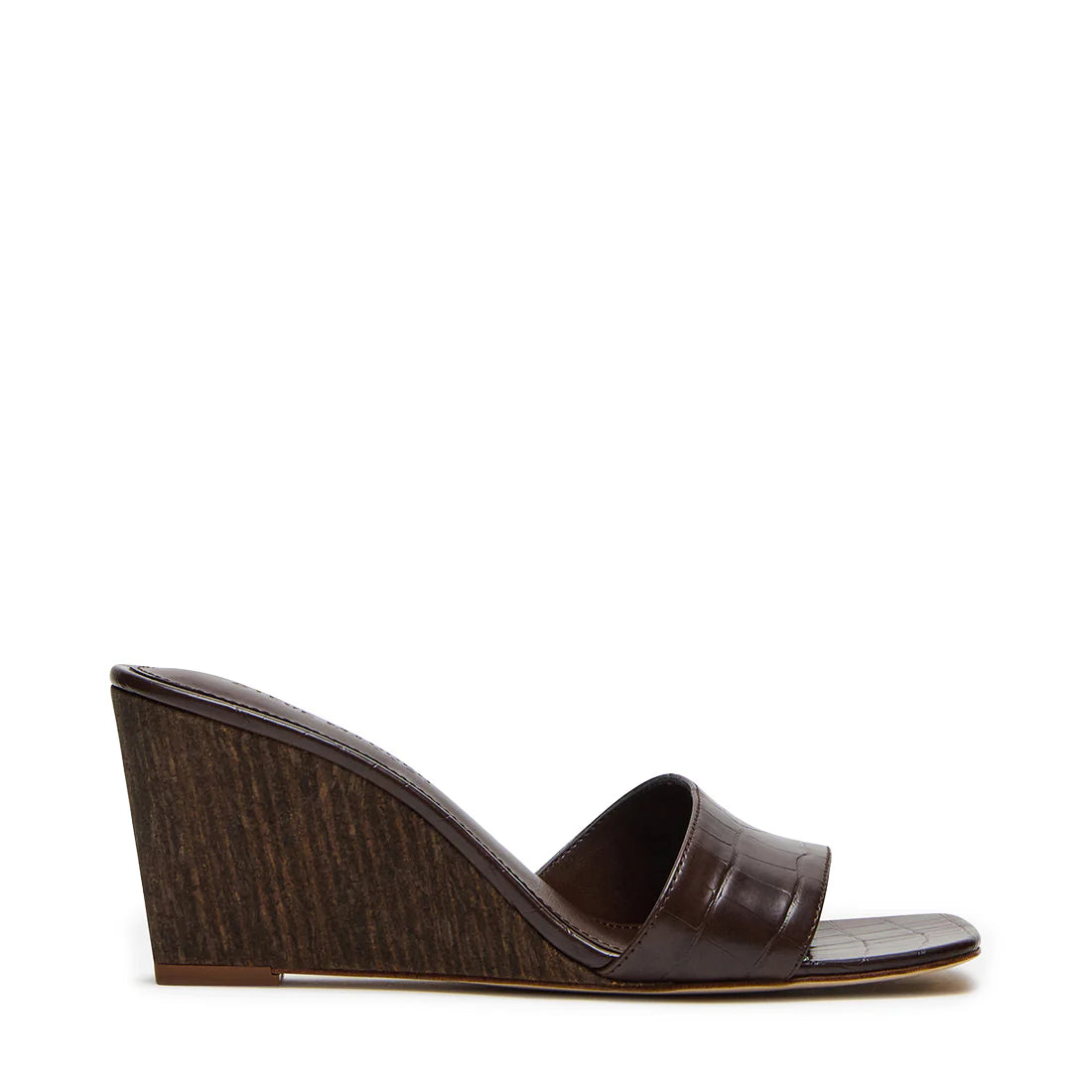Curcio Pantolette BRAUN KROKO