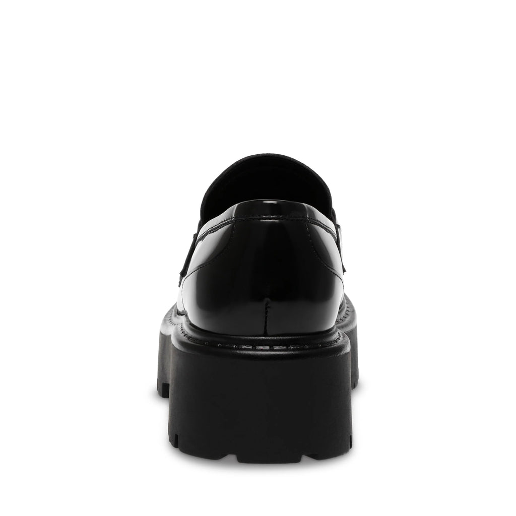 Occupy Flacher Schuh, Schwarz, Action-Leder