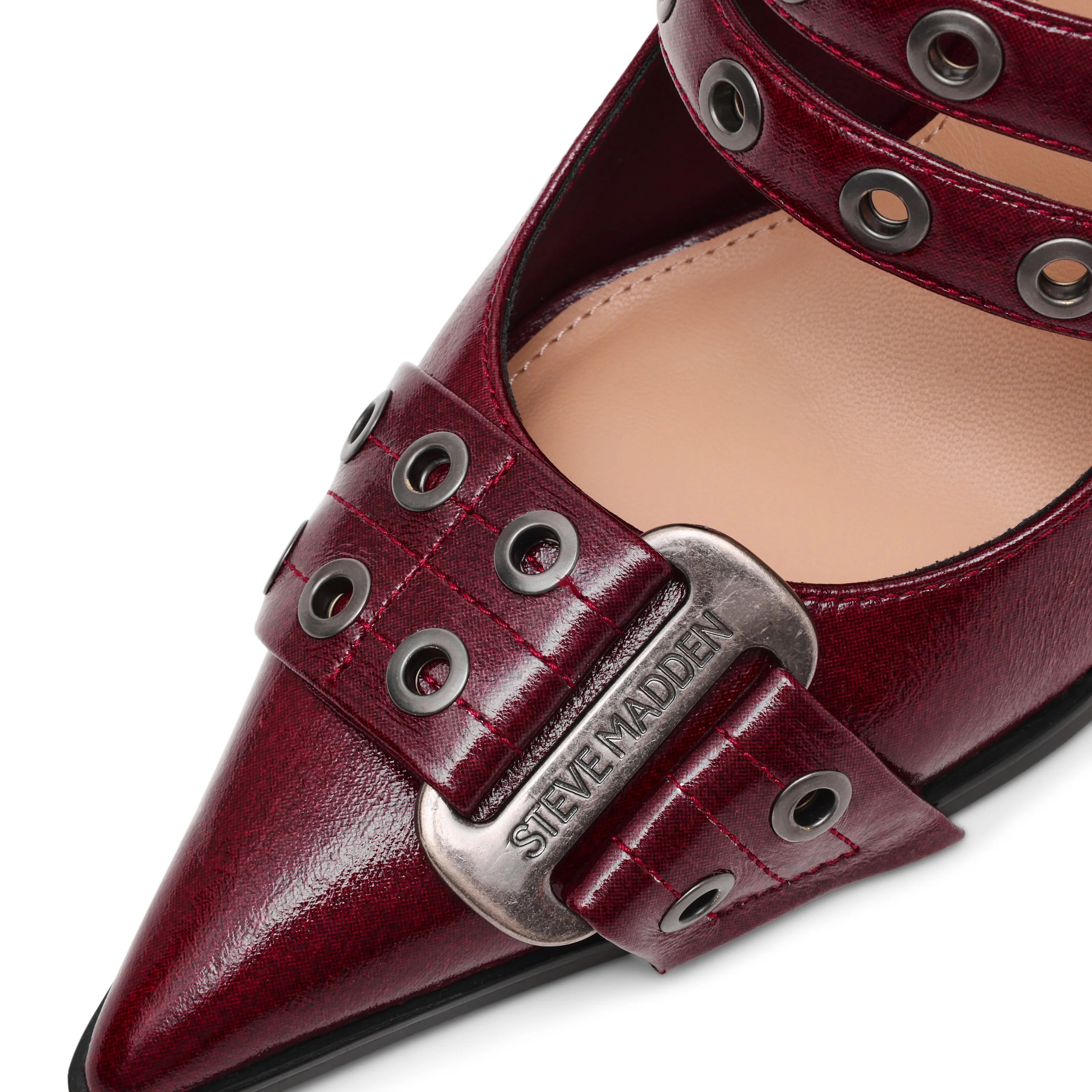 Surpass Flacher Schuh DK CHERRY CRINKLE