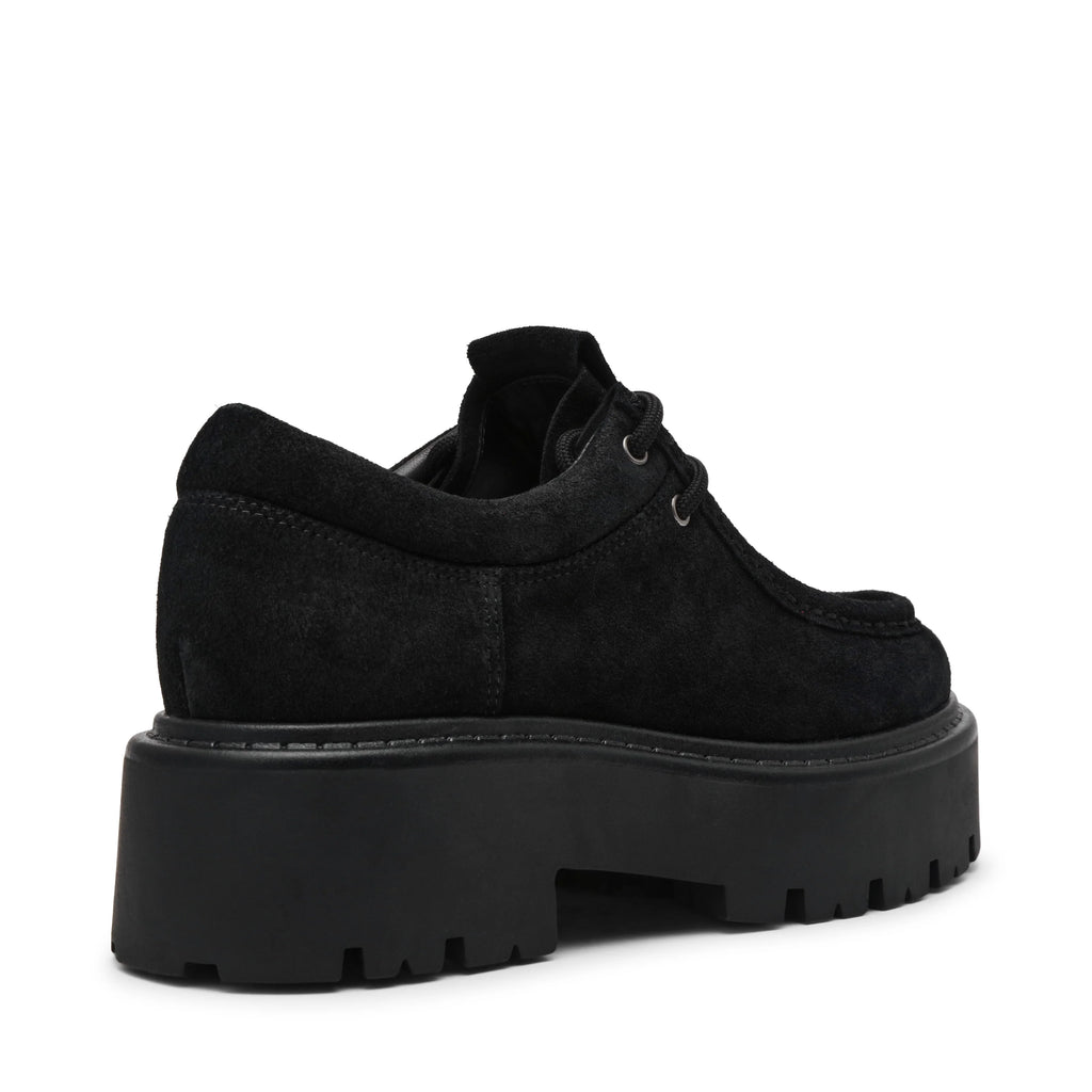 Offsetter Flat Shoe BLACK SUED