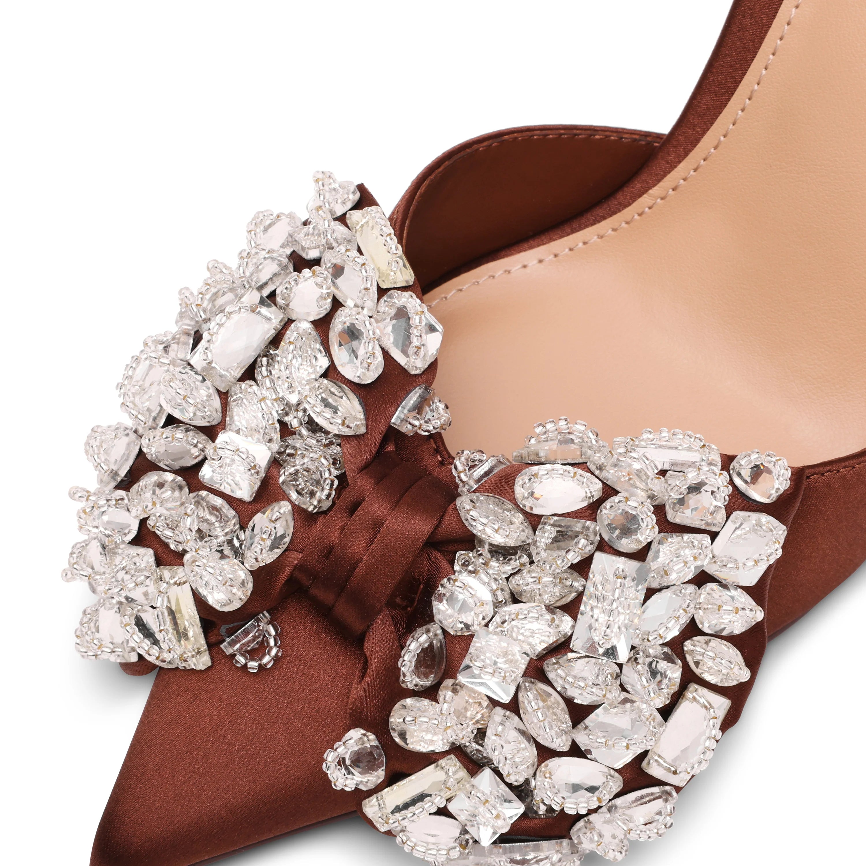 Lovie Pumps BRN SATIN