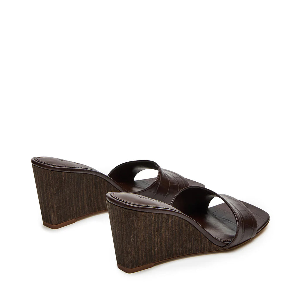 Curcio Pantolette BRAUN KROKO