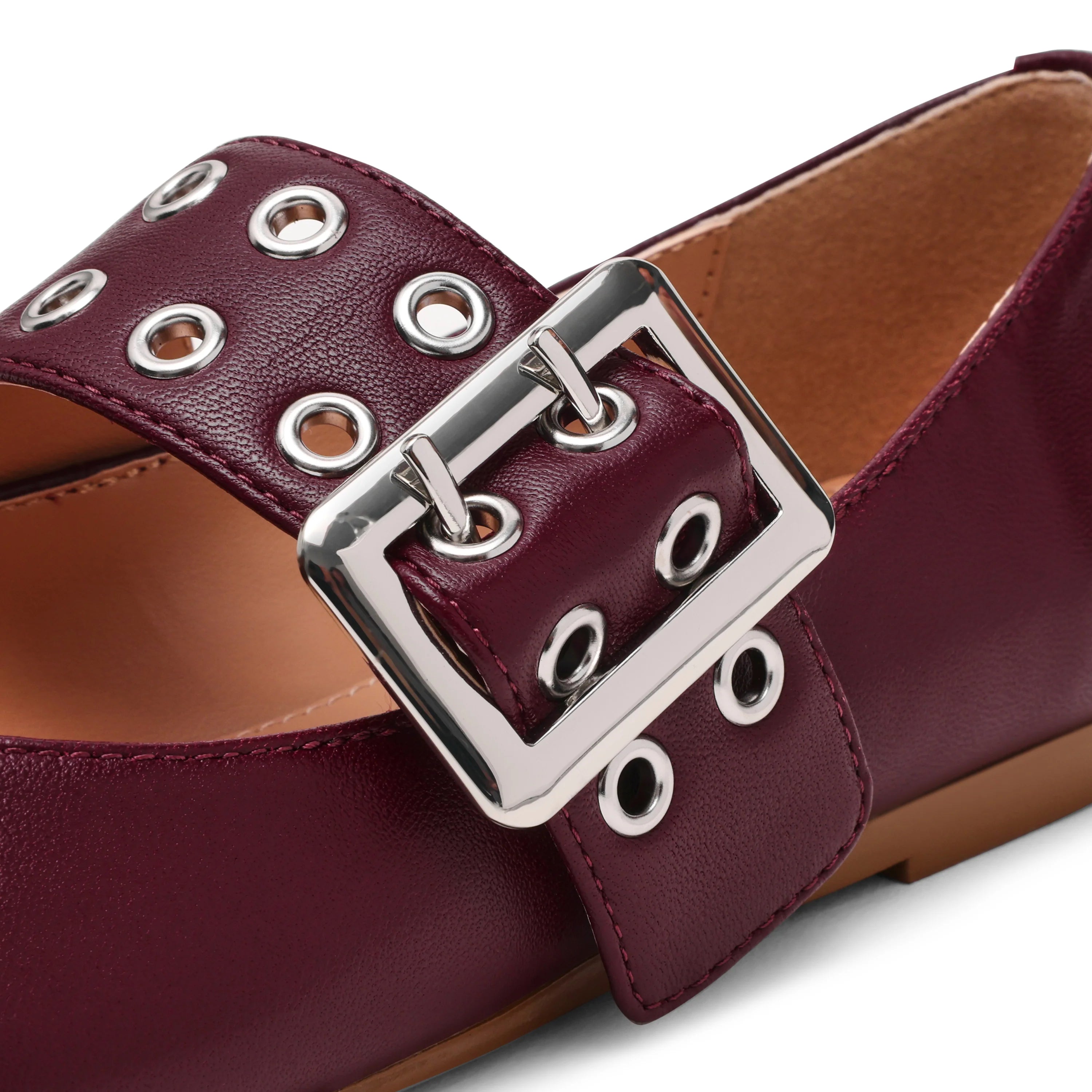 Atlantica Flat Shoe CHERRY LACQ LE