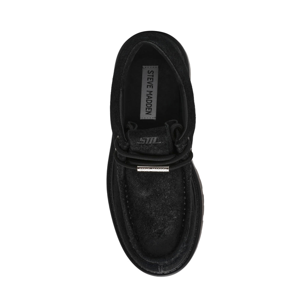 Offsetter Flat Shoe BLACK SUED