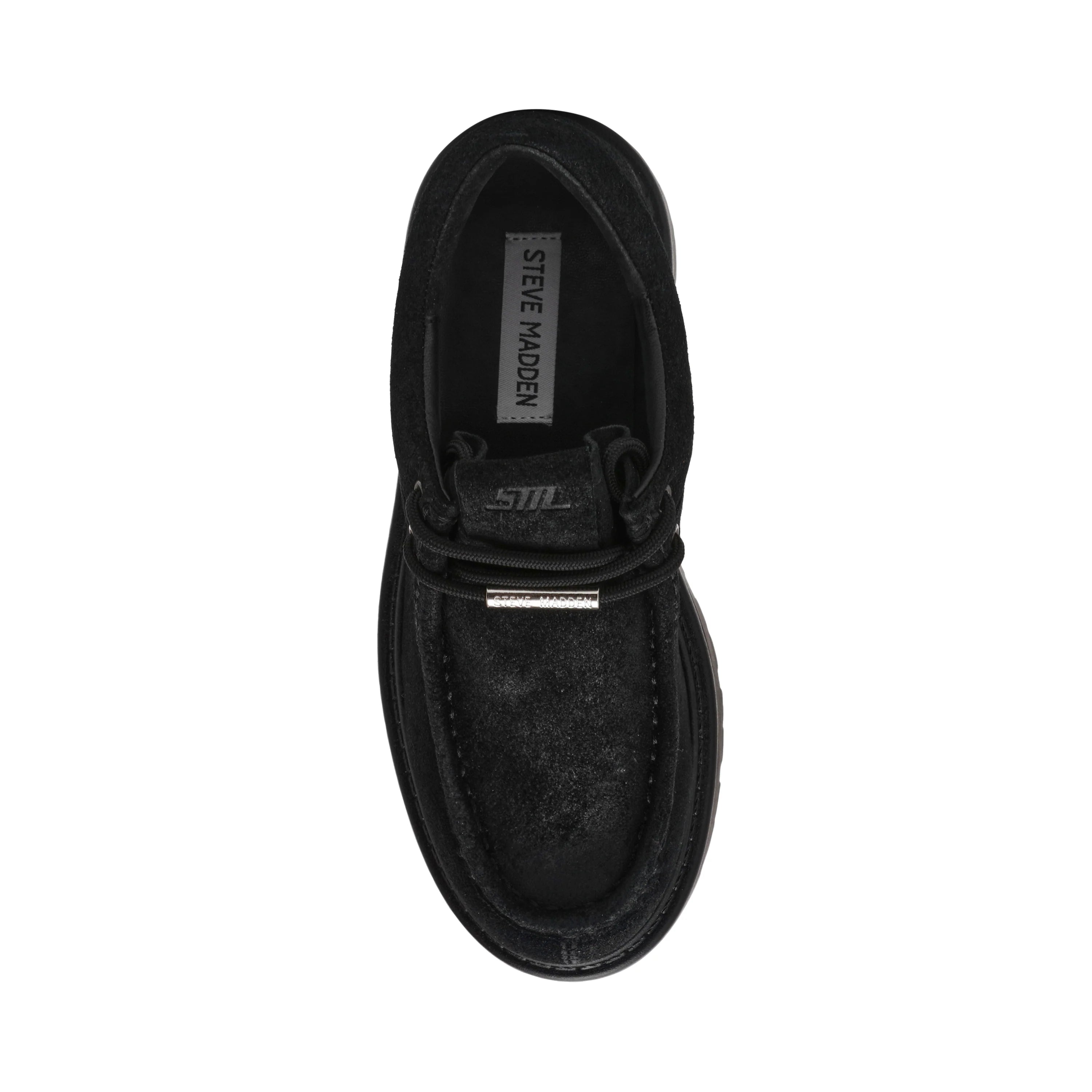 Offsetter Flat Shoe BLACK SUED