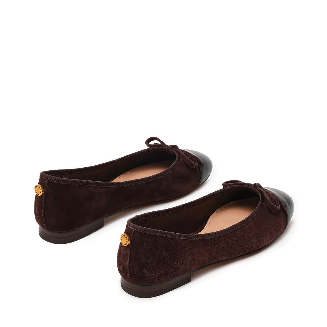 Ellison Flacher Schuh GEMAHLENER KAFFEE WILDLEDER