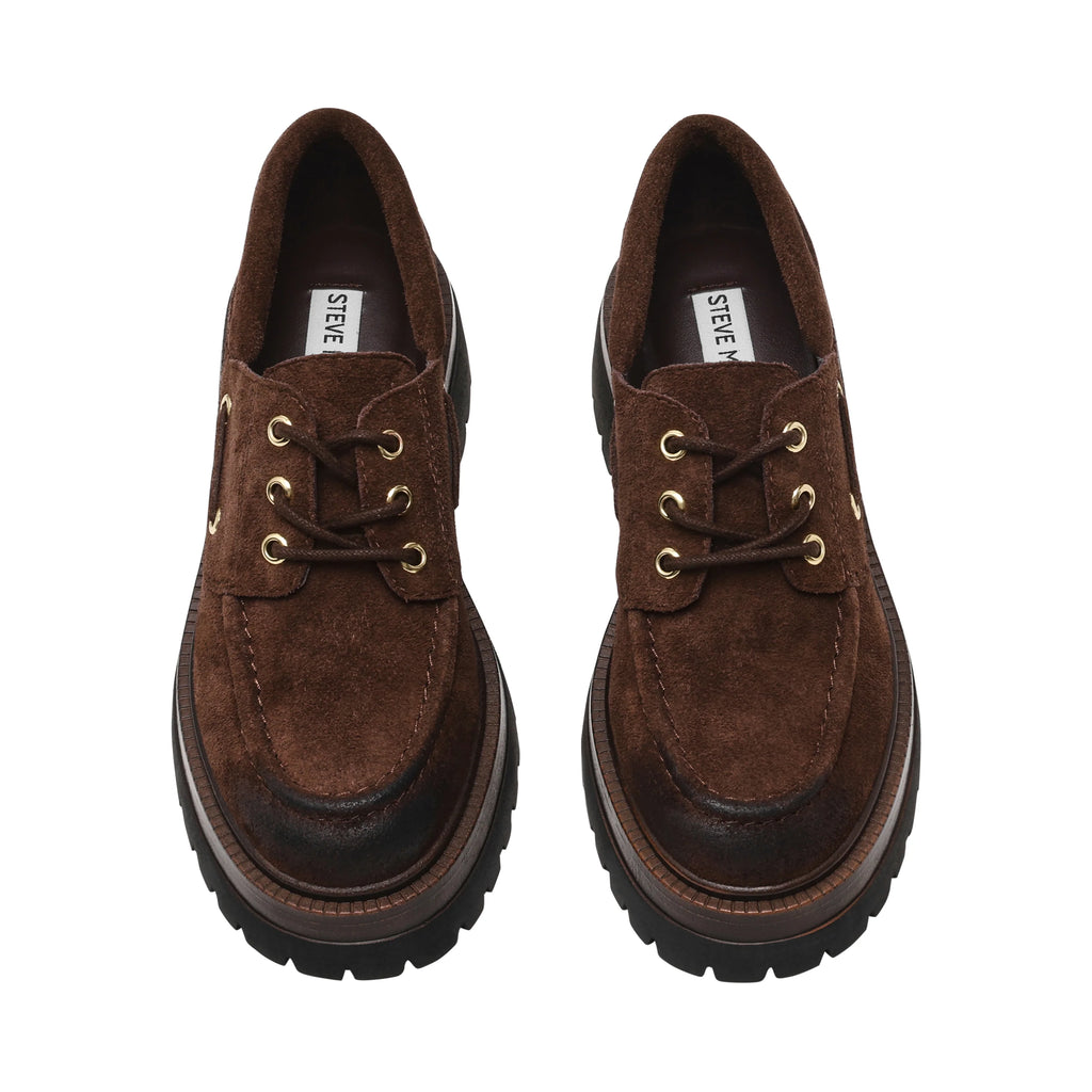Detroit Flat Shoe Braunes Wildleder