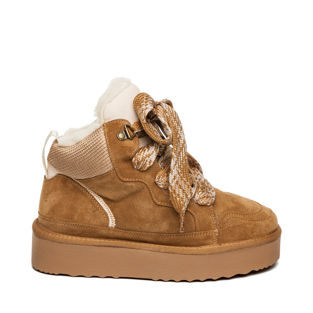 Paci Sneaker Kastanienbraunes Wildleder