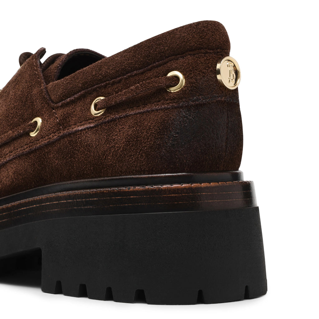Detroit Flat Shoe Braunes Wildleder