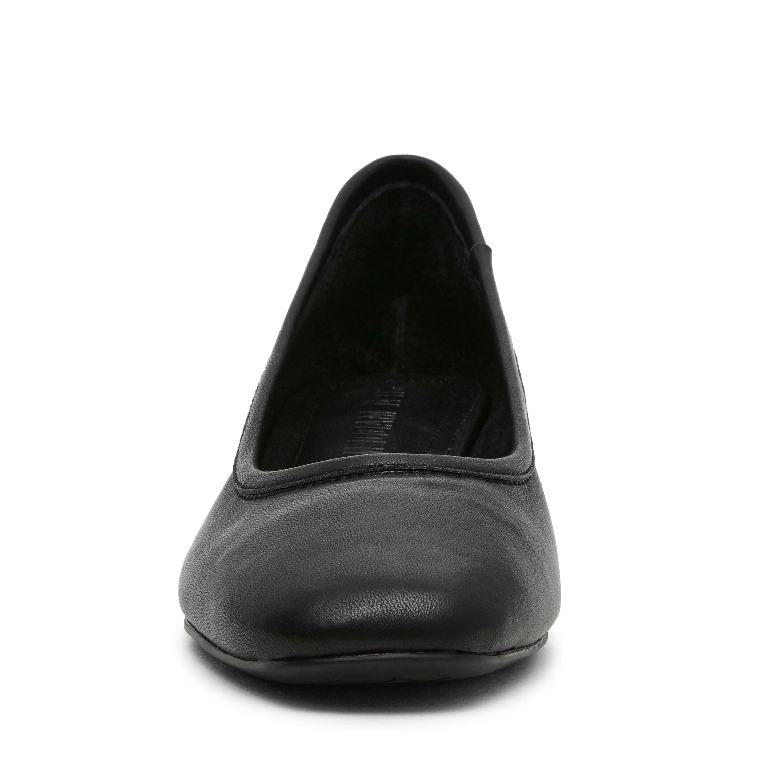 Mollie platte schoen zwart leer