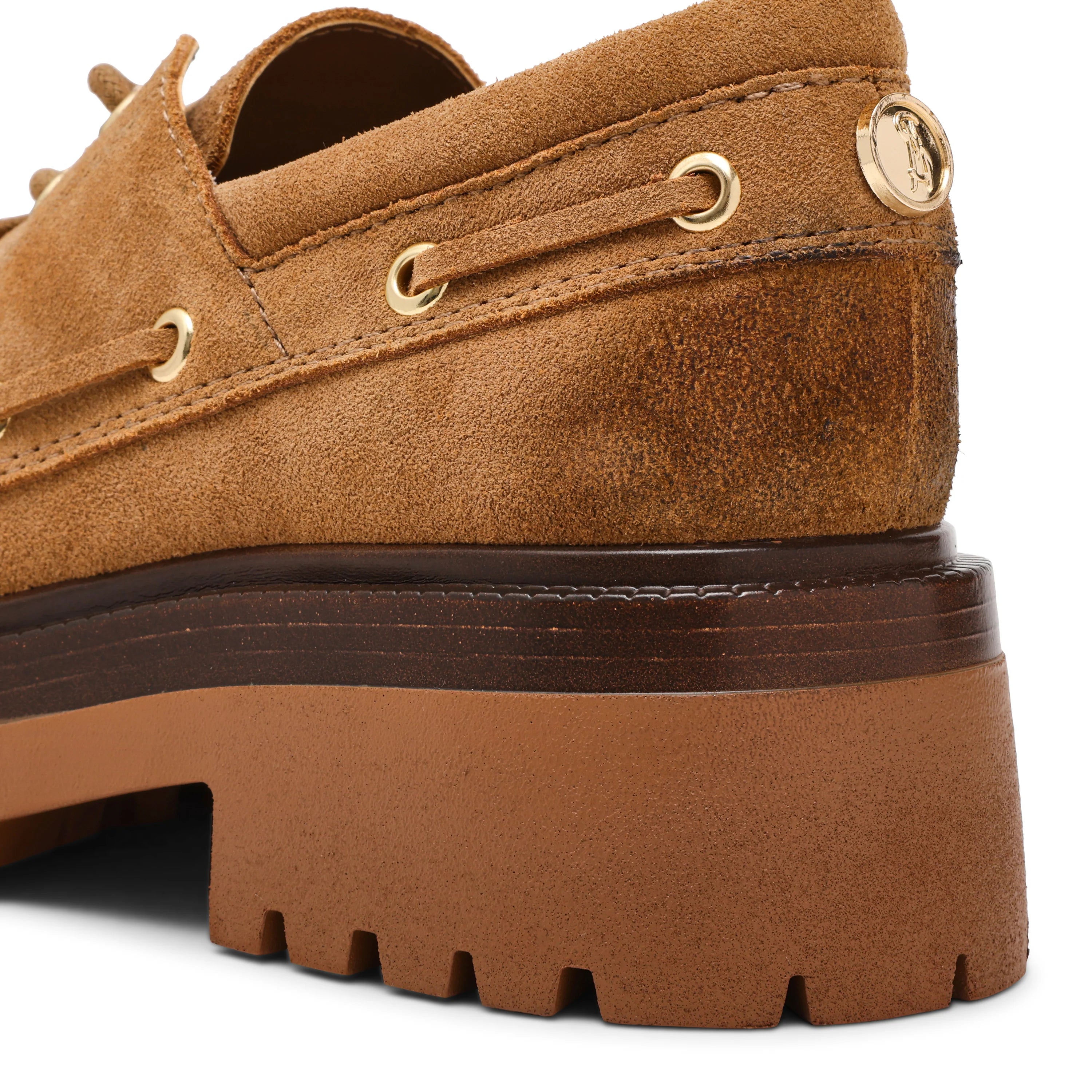 Detroit Flat Shoe TAUPE Wildleder