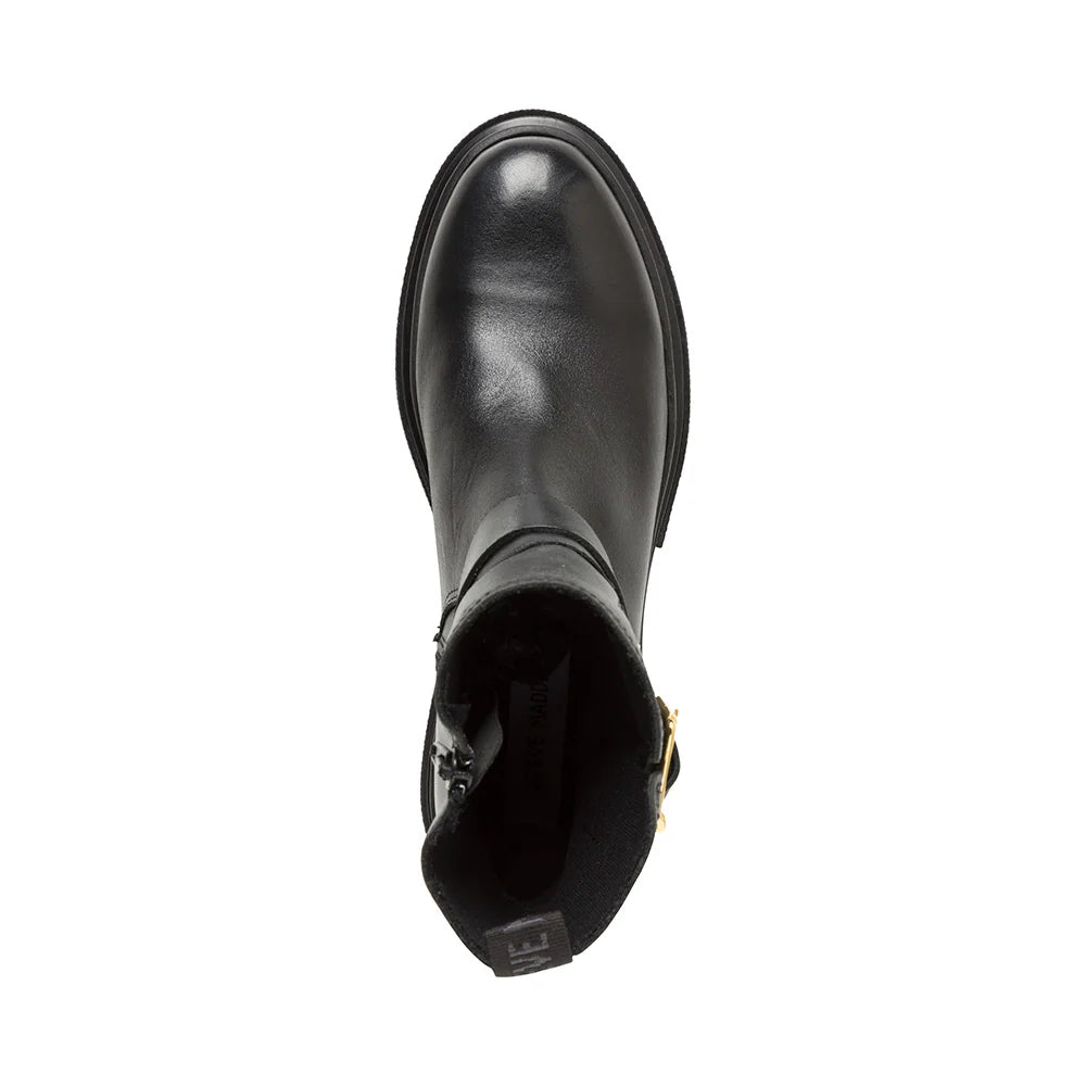 Rings Bootie BLACK LEATHER