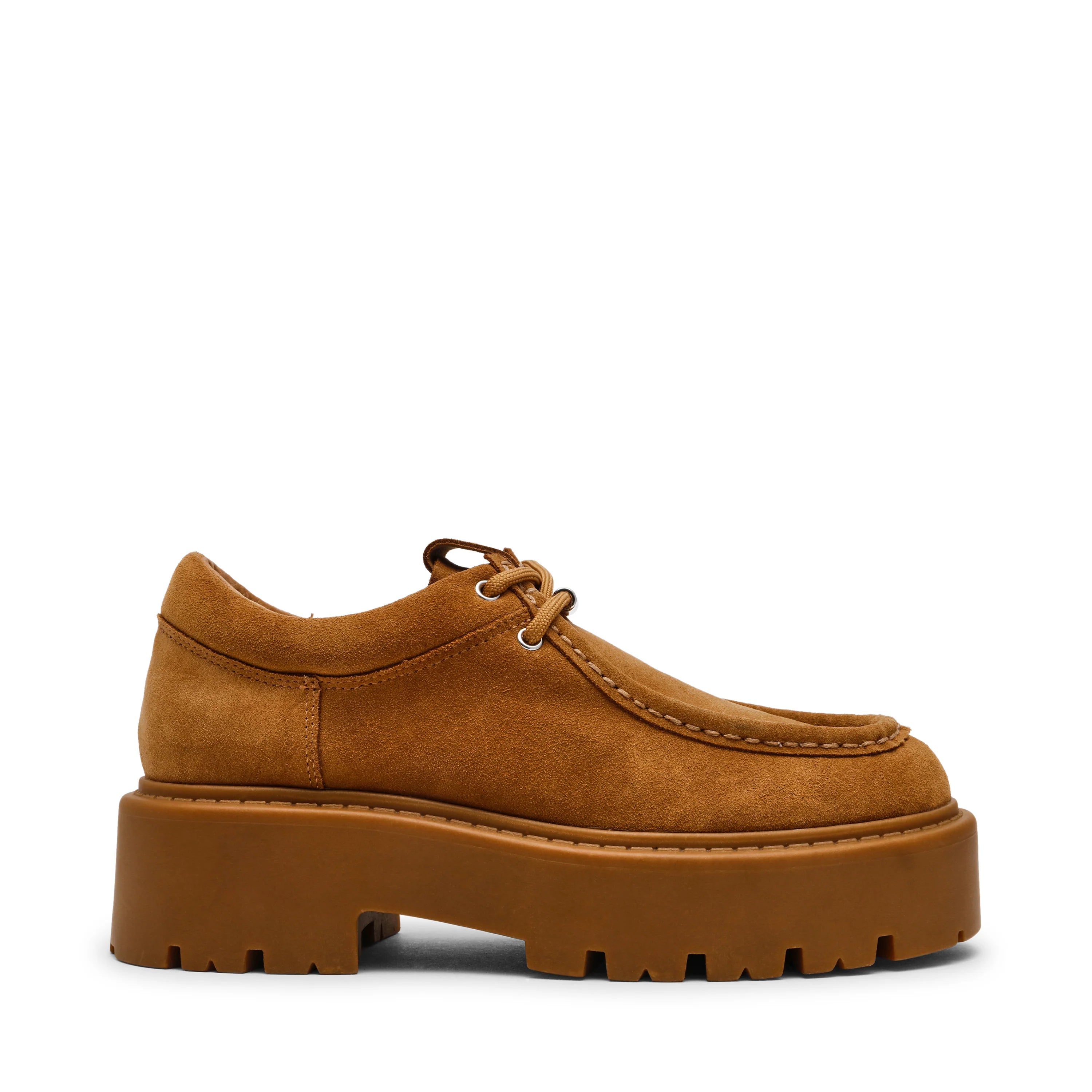 Offsetter Flat Shoe TAN SUEDE