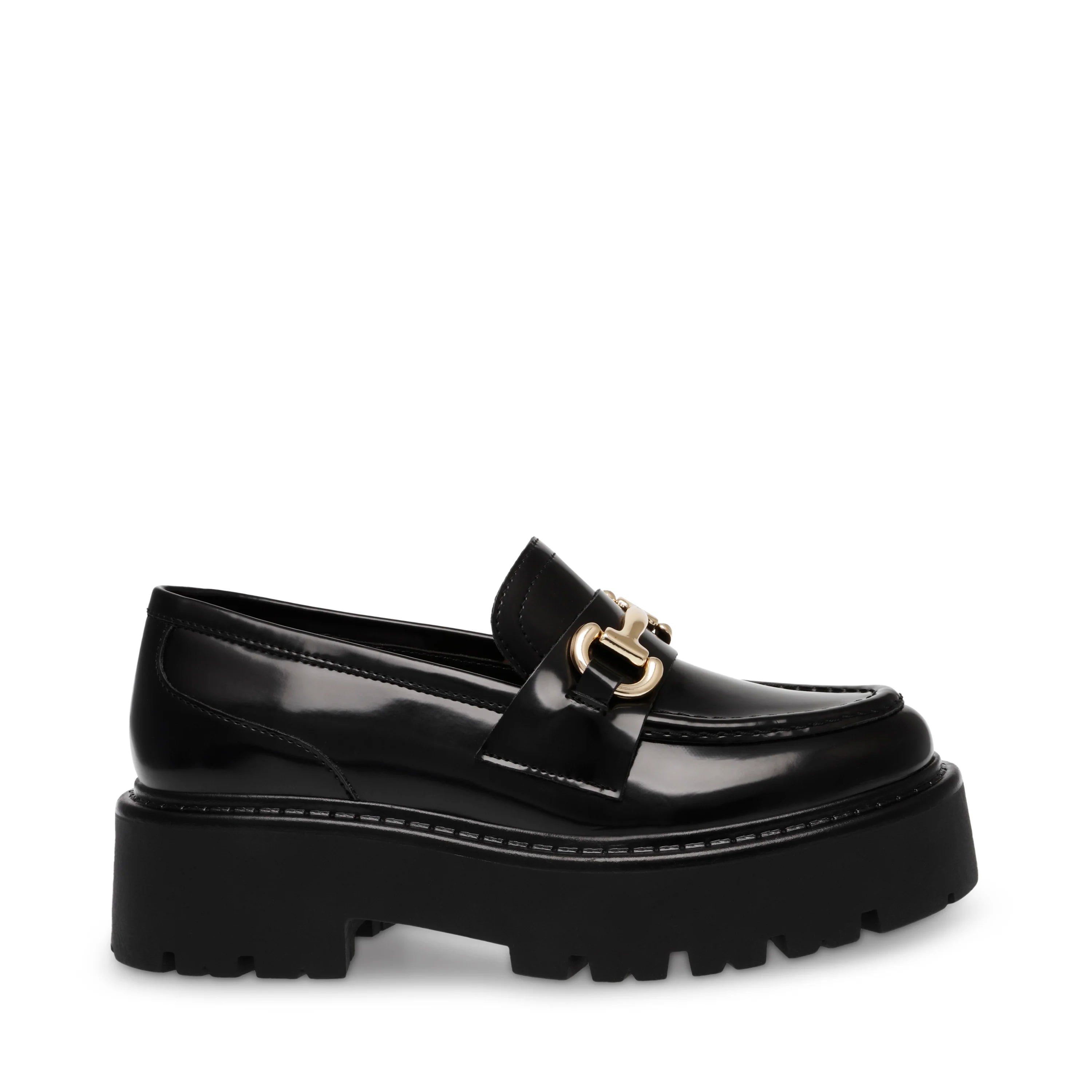 Occupy Flat Shoe Zwart Actie Leder