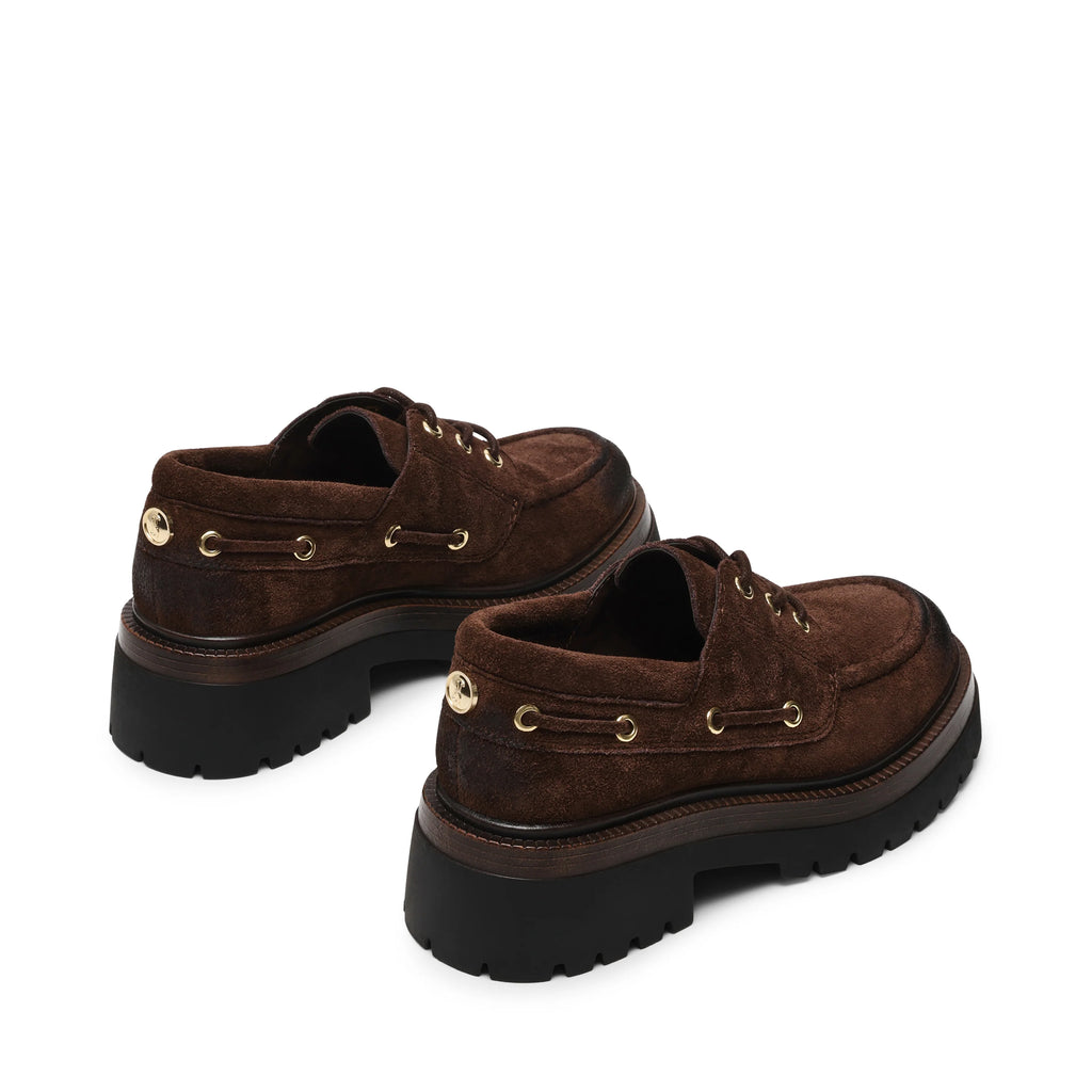 Detroit Flat Shoe Braunes Wildleder