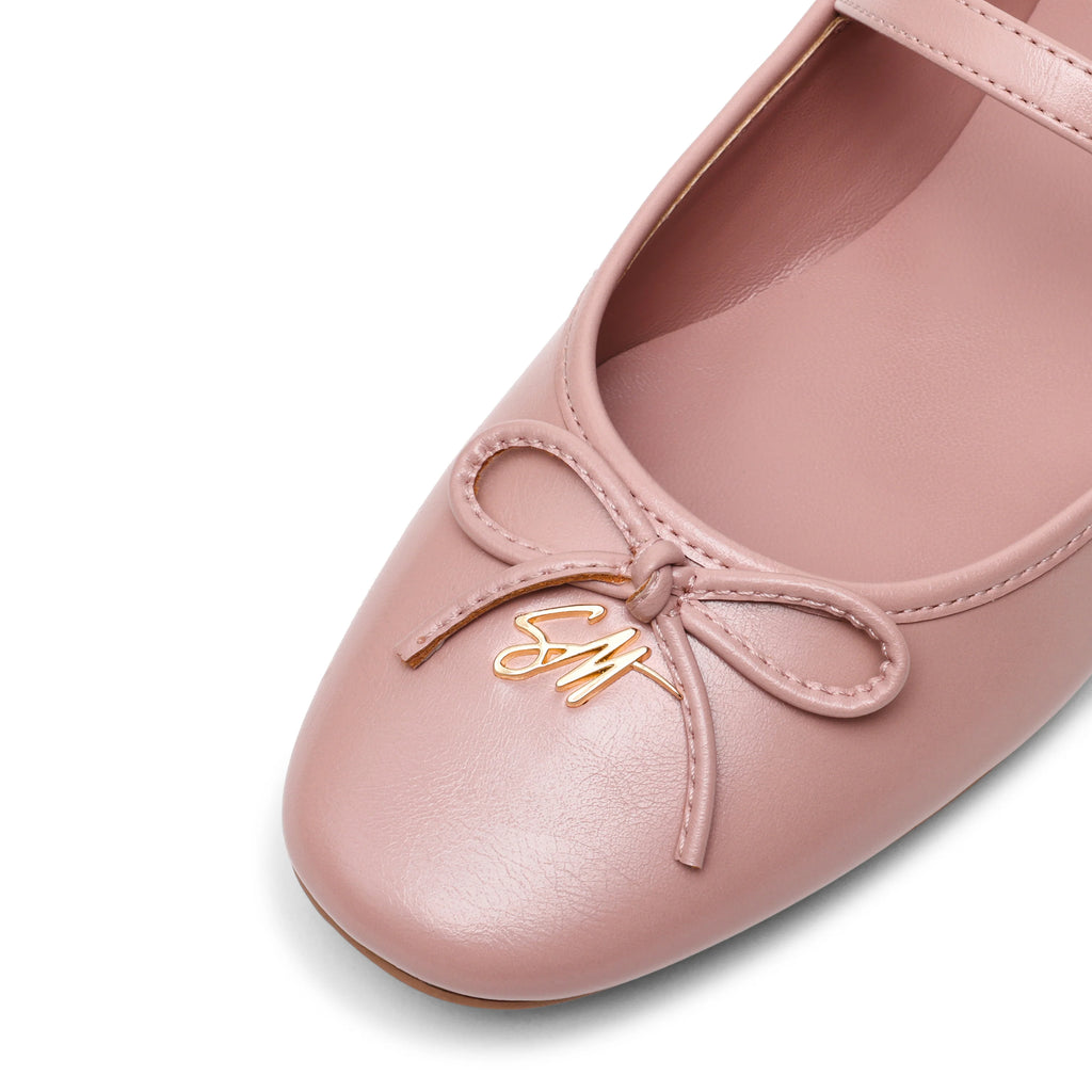 Ceece Flacher Schuh BALLETTROSA